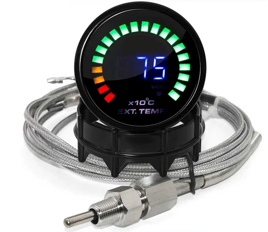 EGT/Voltmetro 52mm con sonda K 1 EGT/Voltmetro 52mm con sonda K